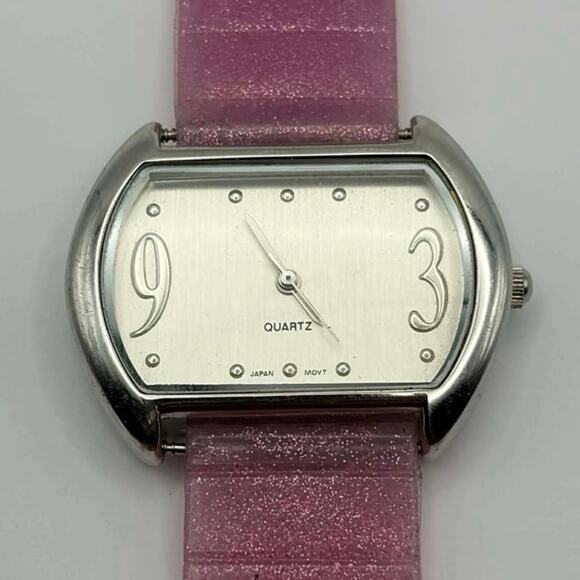 Pink & Silver Glitter Watch - Picture 3 of 5